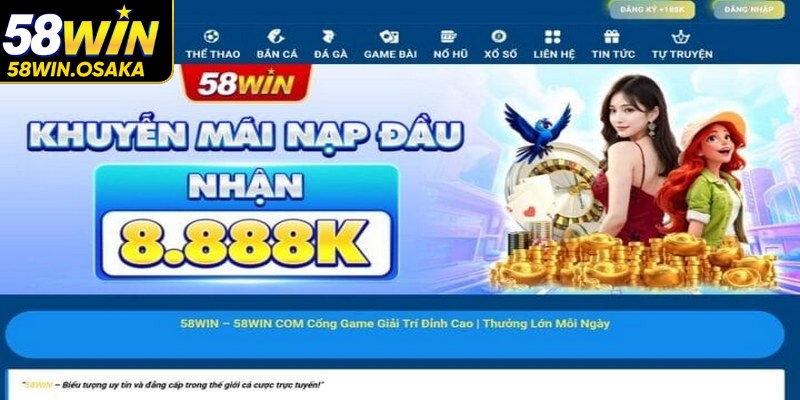 Giới thiệu 58WIN – Cổng game dẫn đầu xu hướng cá cược