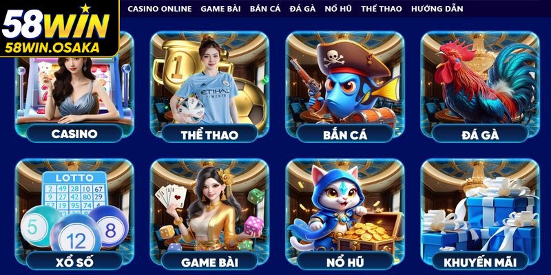 Giới thiệu 58WIN về sứ mệnh mang đến trải nghiệm cá cược văn minh và an toàn