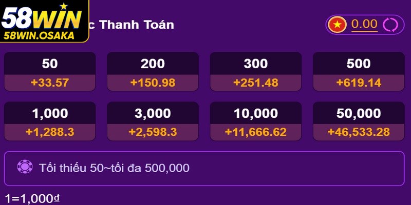 Hướng dẫn nạp tiền 58WIN chi tiết qua từng bước