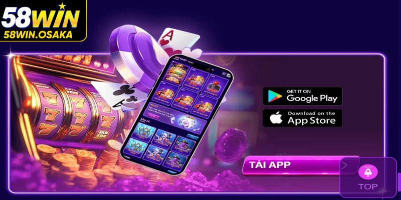 Để tải app 58WIN về thiết bị, người chơi chỉ cần thực hiện đúng thao tác 
